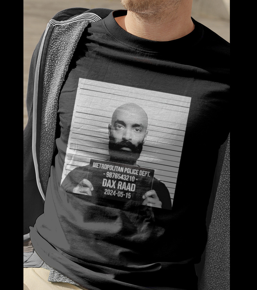 Metropolitan Police Dept Dax Raad 9876543210 Shot 2024 05 15 T-Shirt