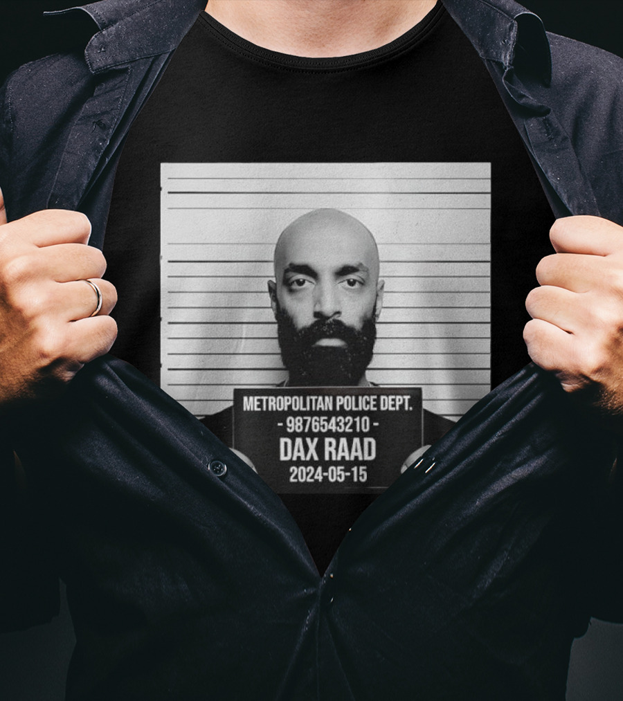 Metropolitan Police Dept Dax Raad 9876543210 Shot 2024 05 15 T-Shirt