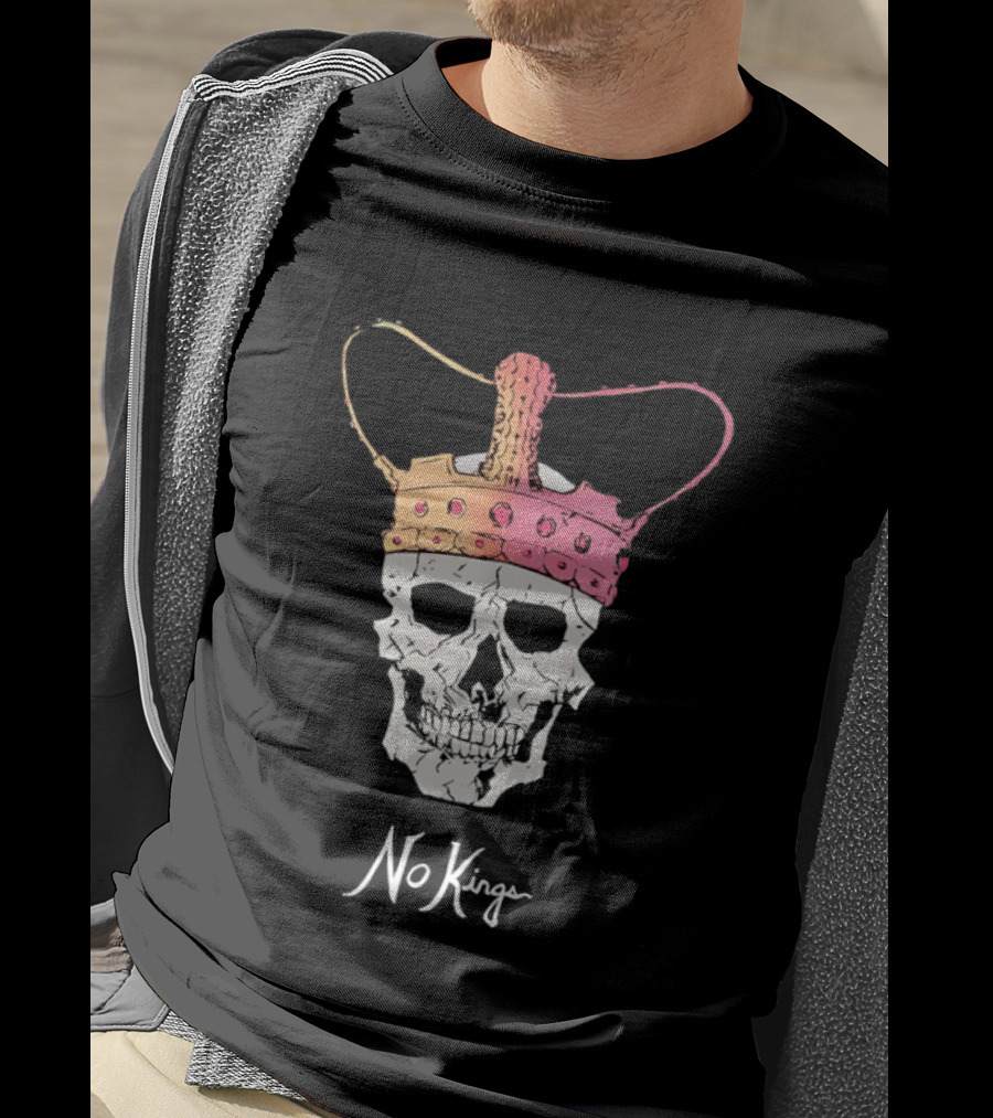 Skull No Kings Horror Crown T-Shirt