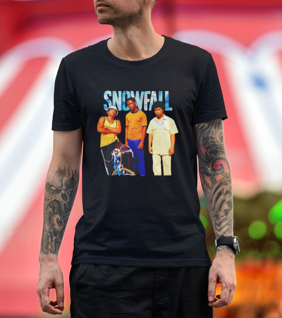 Snowfall 2017 TV Series Damson Idris Carter Hudson Gail Bean Actors T-Shirt