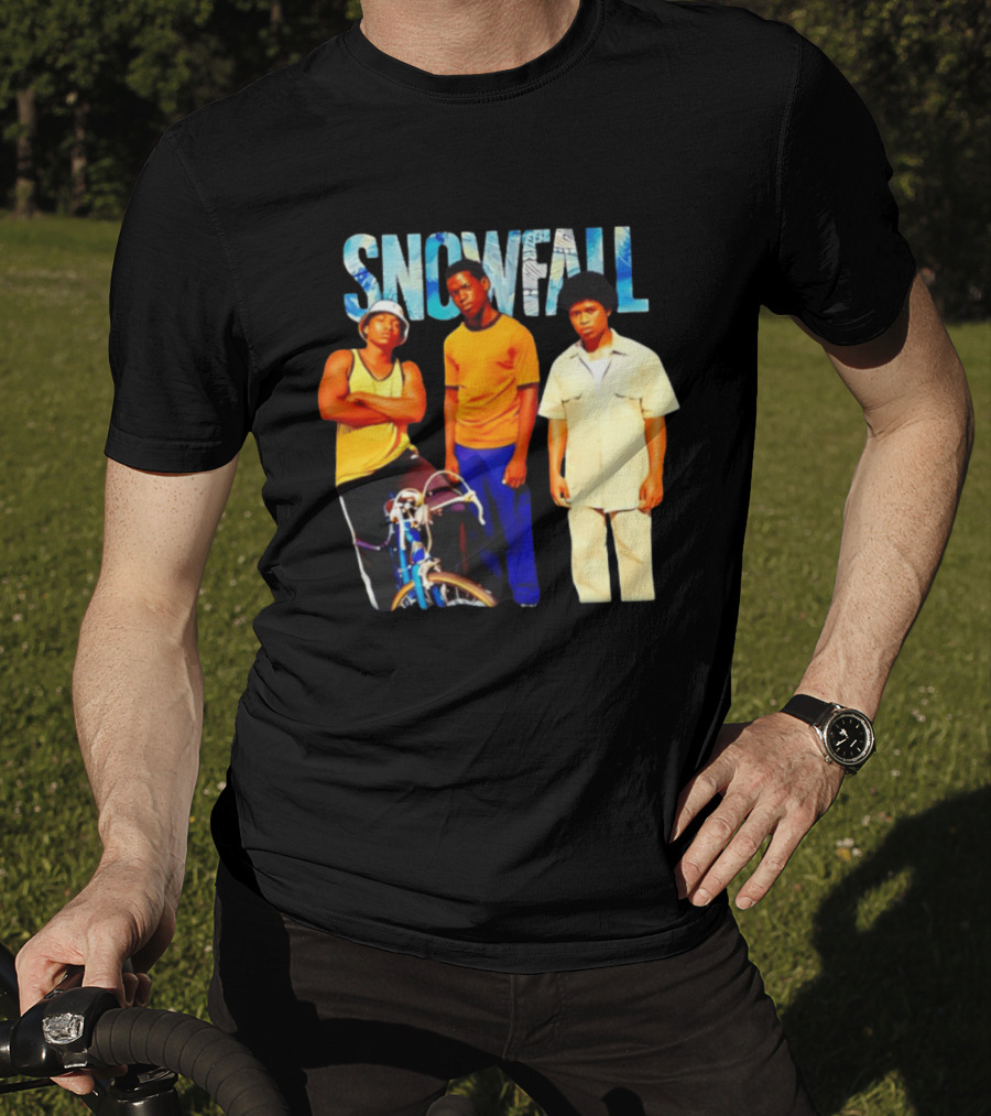 Snowfall 2017 TV Series Damson Idris Carter Hudson Gail Bean Actors T-Shirt