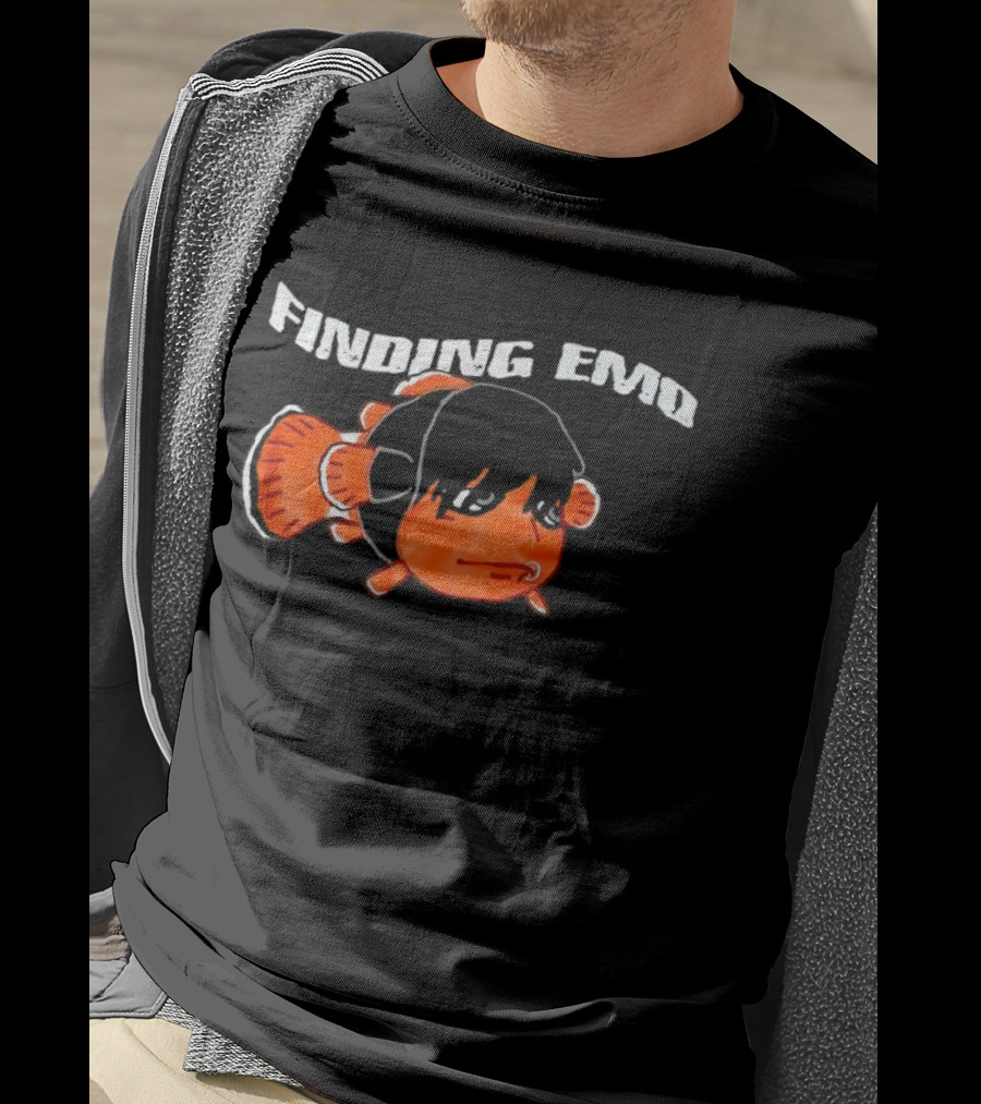 Finding Emo Clownfish Emo Hairstyle Playful Twist T-Shirt