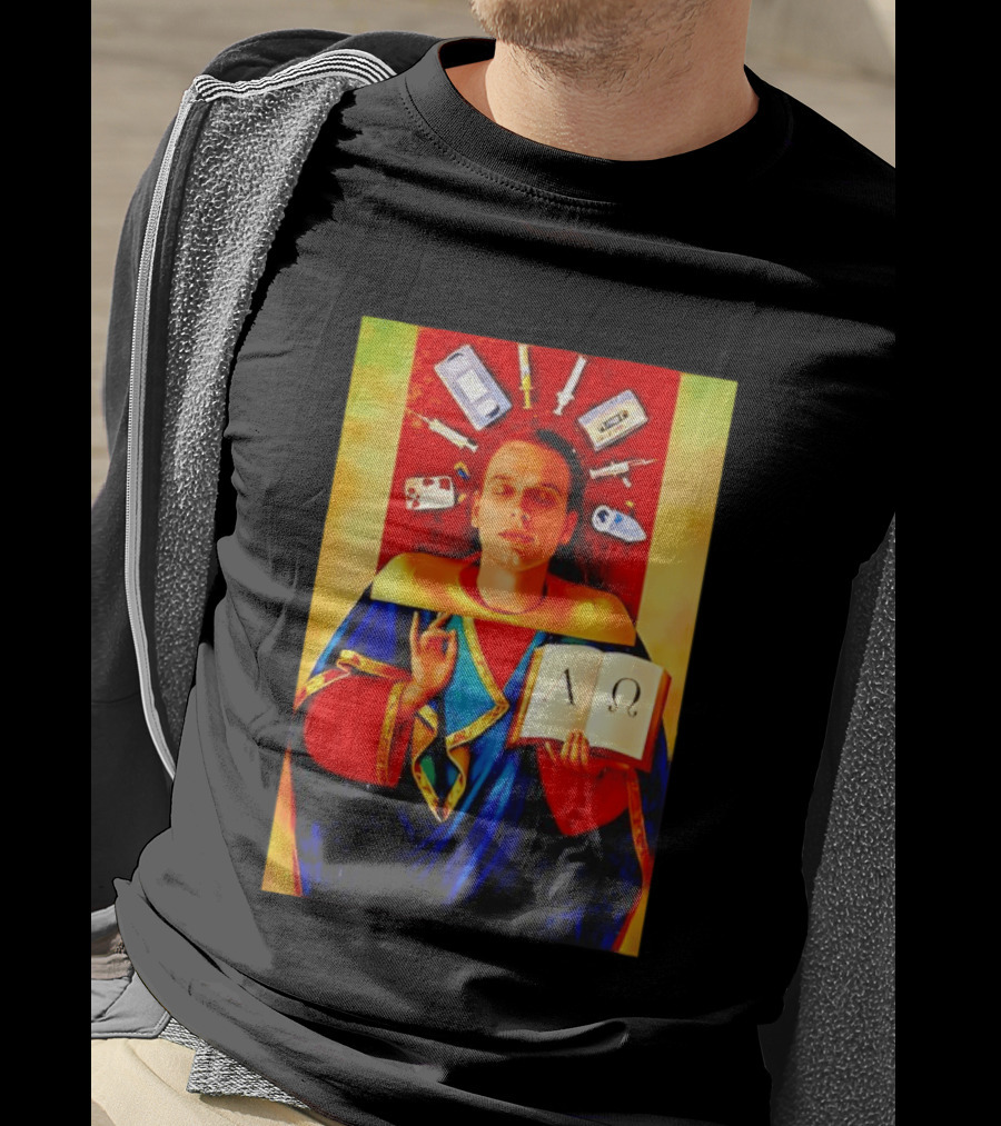 The Apostles Of Modernity Collage Meme Social Commentary Visual T-Shirt
