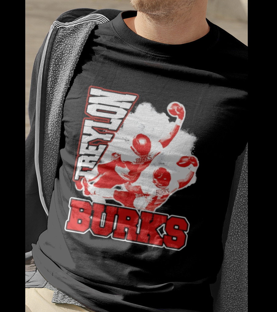 Treylon Burks Washington Commanders Burks Football Action T-Shirt