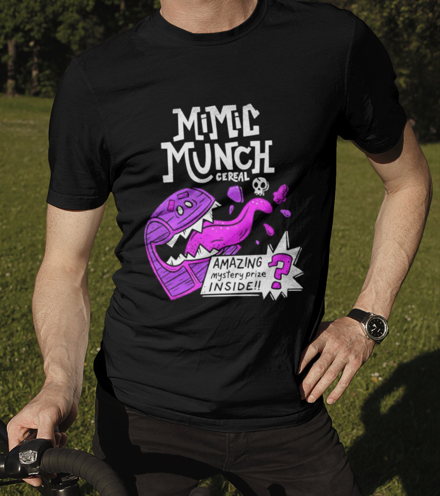 Mimic Munch Cereal Amazing Mystery Prize Inside Dungeons And Dragons T-Shirt