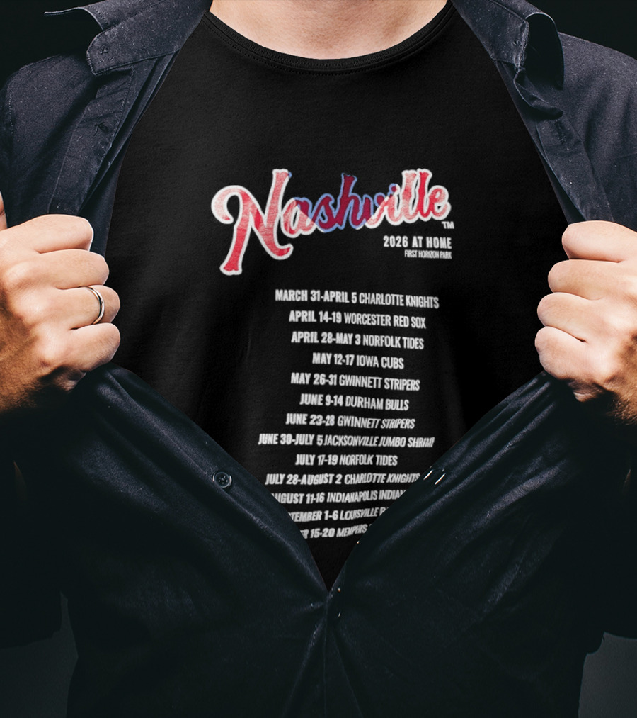 Nashville Home Show 2026 First Horizon Park Tour Dates And Locations T-Shirt