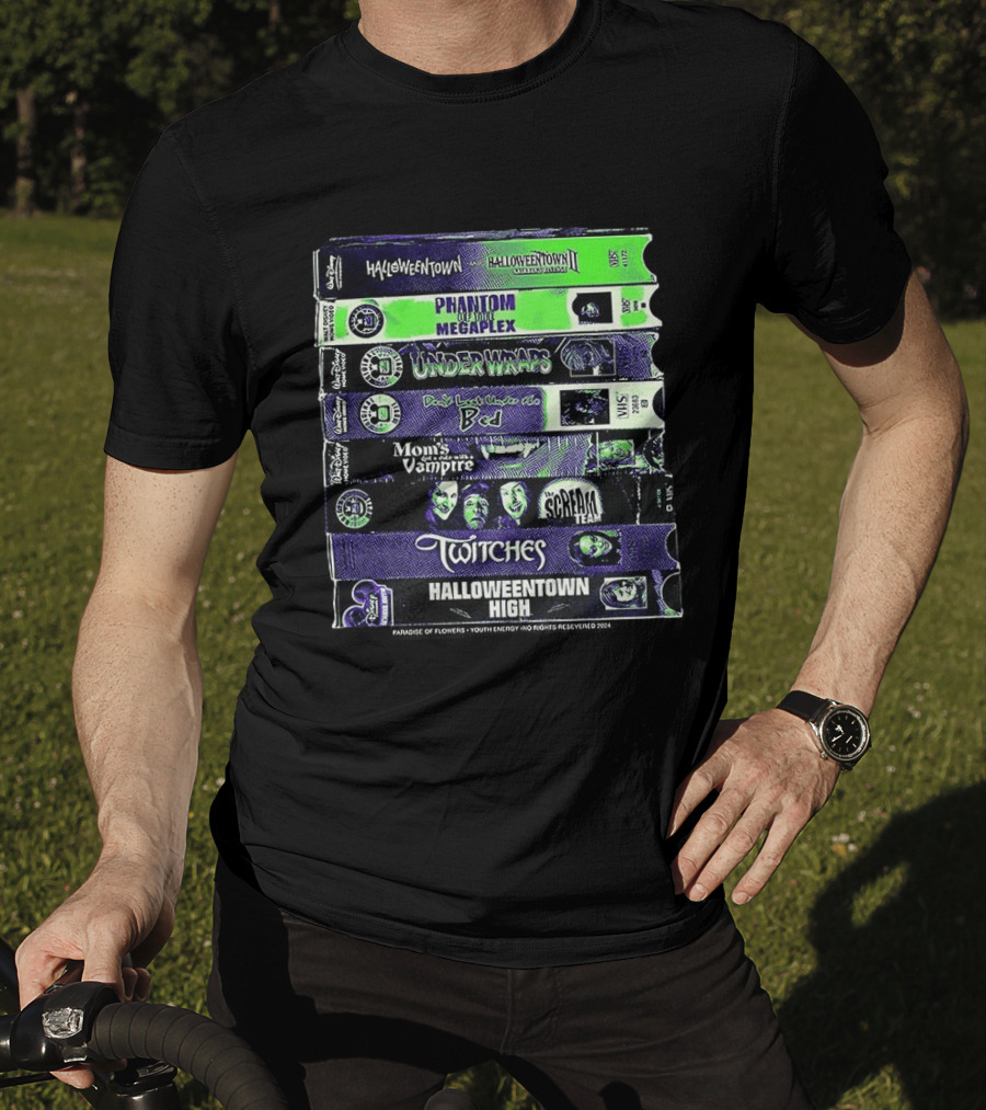 Halloweentown Movie Collection VHS Tapes Disney Channel Halloween Classics T-Shirt