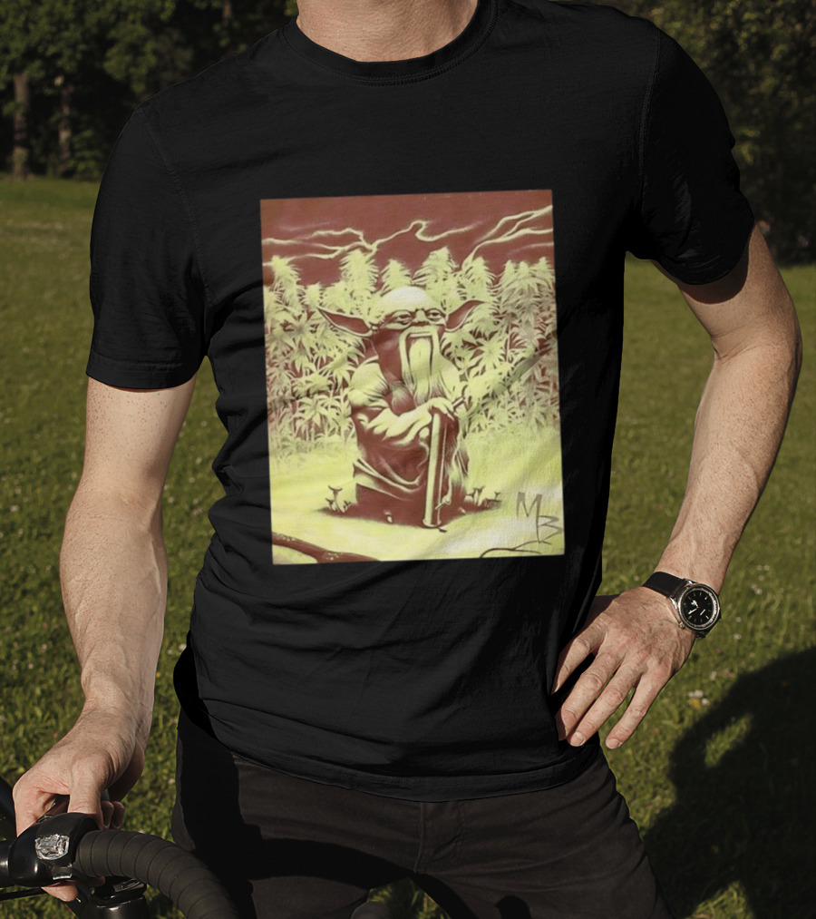 Yoda Star Wars Spliff Meme MZ T-Shirt