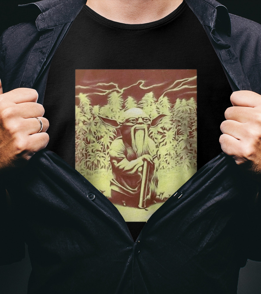 Yoda Star Wars Spliff Meme MZ T-Shirt