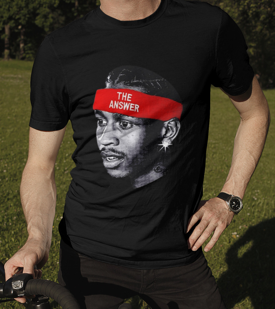 Allen Iverson The Answer Basketball Legend T-Shirt