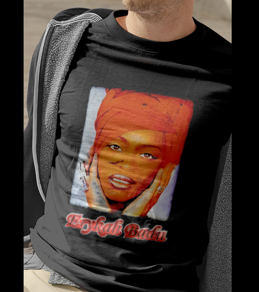Erykah Badu Iconic Headwrap And Face T-Shirt