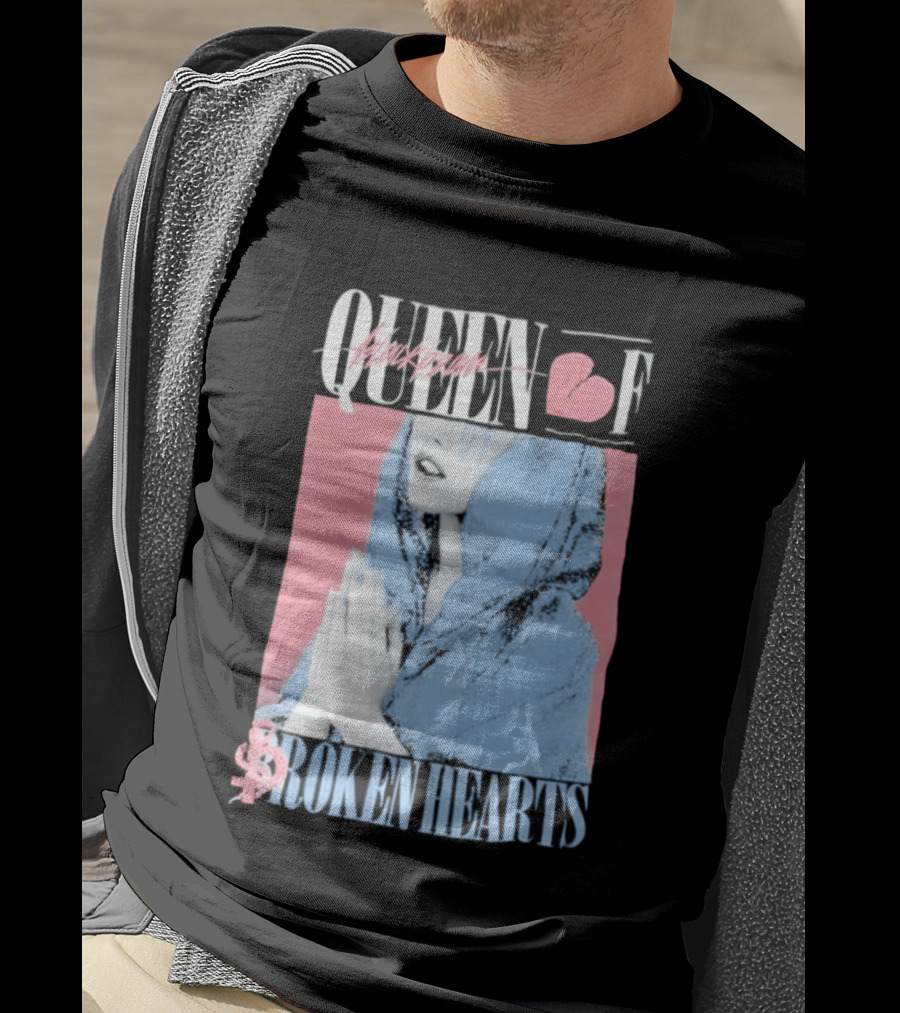 Blackbear Queen Of Broken Hearts Prayer Design With Pink And Blue Aesthetic T-Shirt
