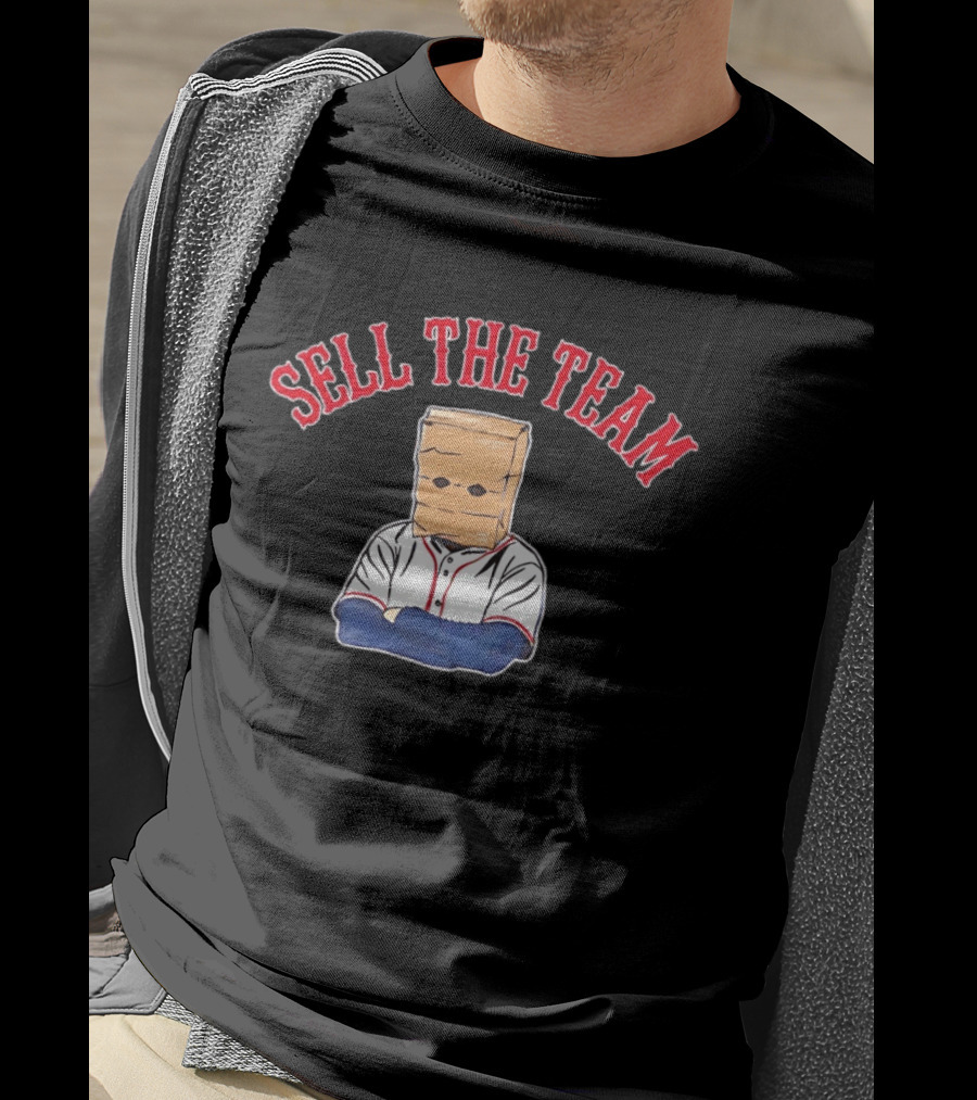 Boston Red Sox Sell The Team Bag Head Baseball Fan Protest T-Shirt