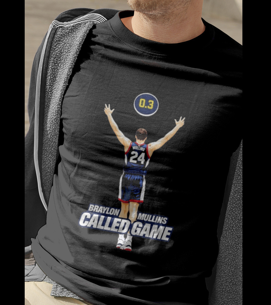 Braylon Mullins Iconic 0.3 Second Basketball Victory Called Game T-Shirt