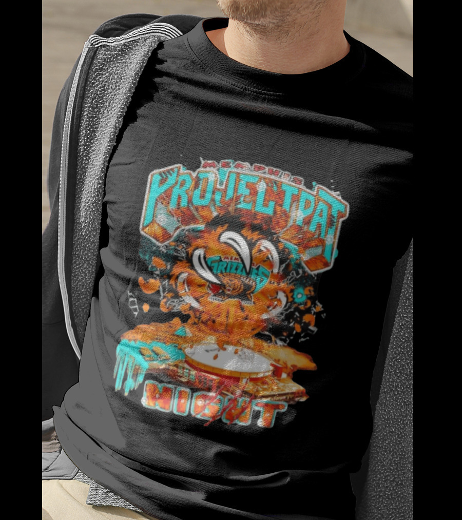 Memphis Grizzlies Project Pat Night Explosive Arena Event T-Shirt