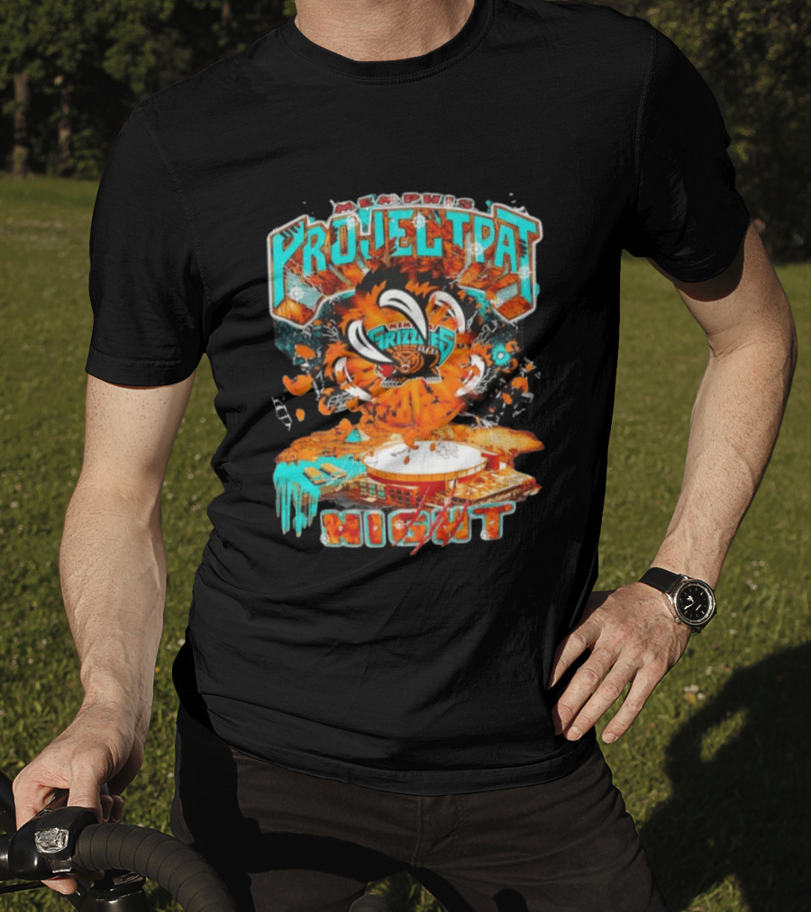 Memphis Grizzlies Project Pat Night Explosive Arena Event T-Shirt