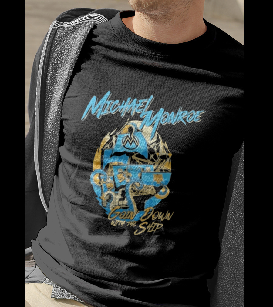 Michael Monroe Underground Garage Cruise Festival 2026 Going Down With The Ship T-Shirt