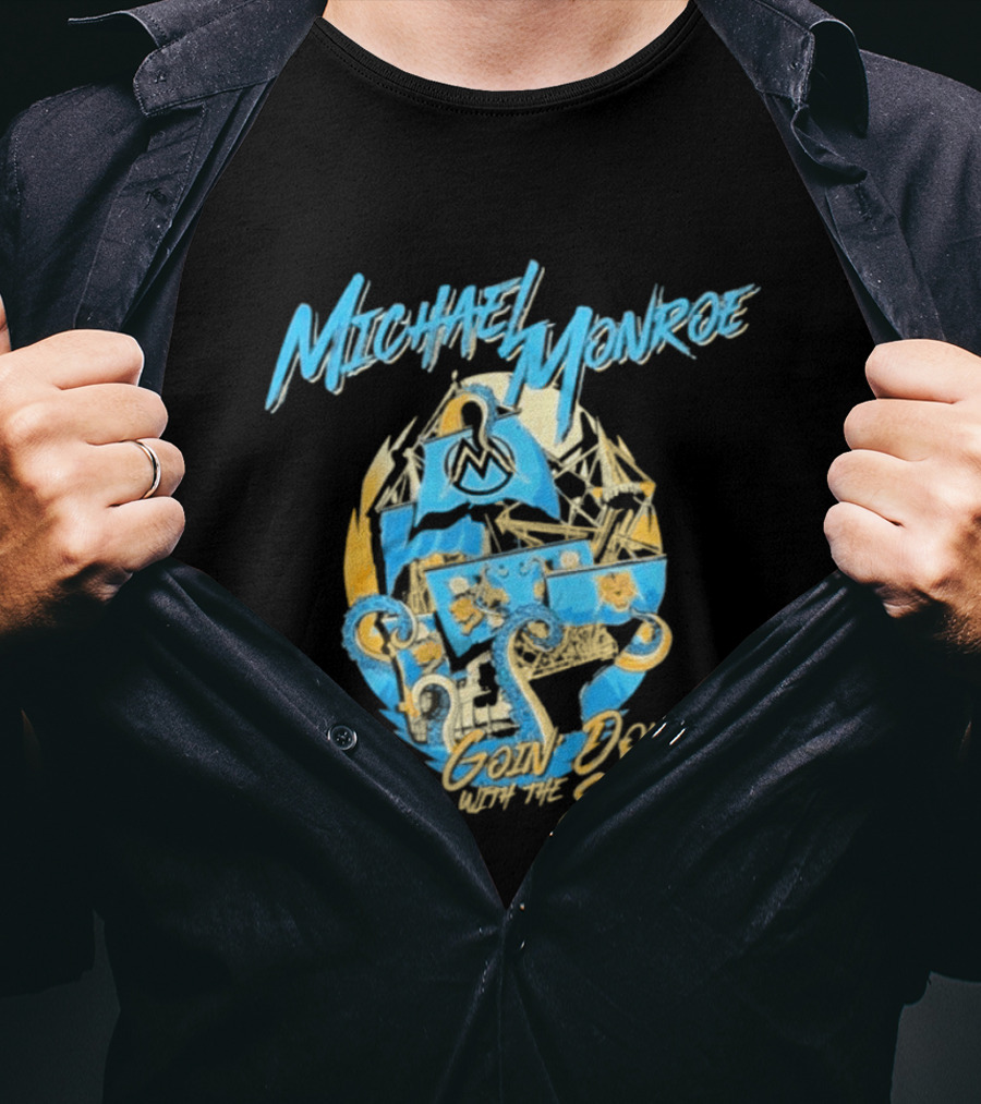 Michael Monroe Underground Garage Cruise Festival 2026 Going Down With The Ship T-Shirt