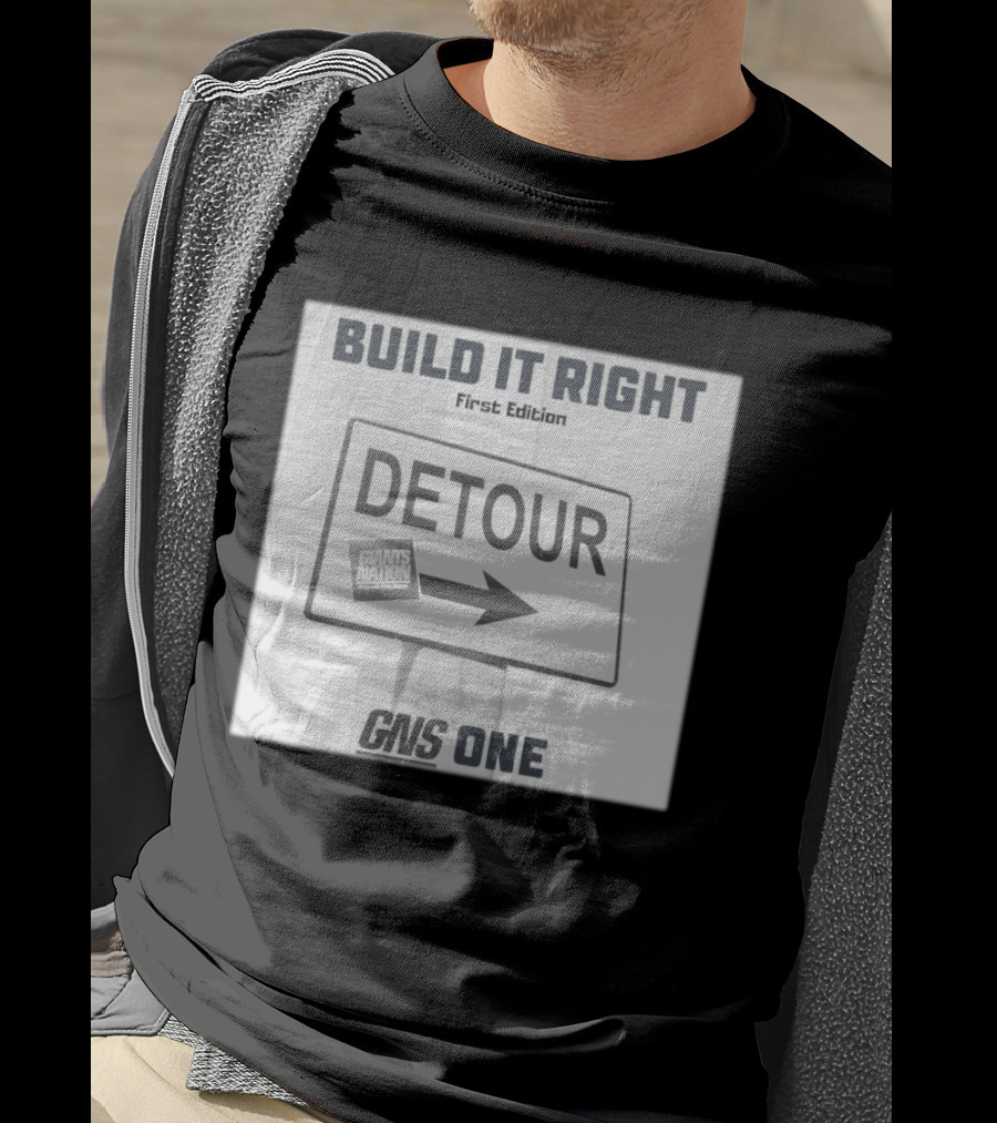 Build It Right First Edition Detour Giants Nation GNS One T-Shirt