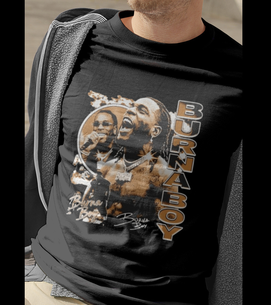 Burna Boy Iconic Music Lover Fan Merchandise T-Shirt