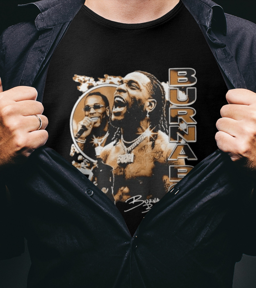 Burna Boy Iconic Music Lover Fan Merchandise T-Shirt