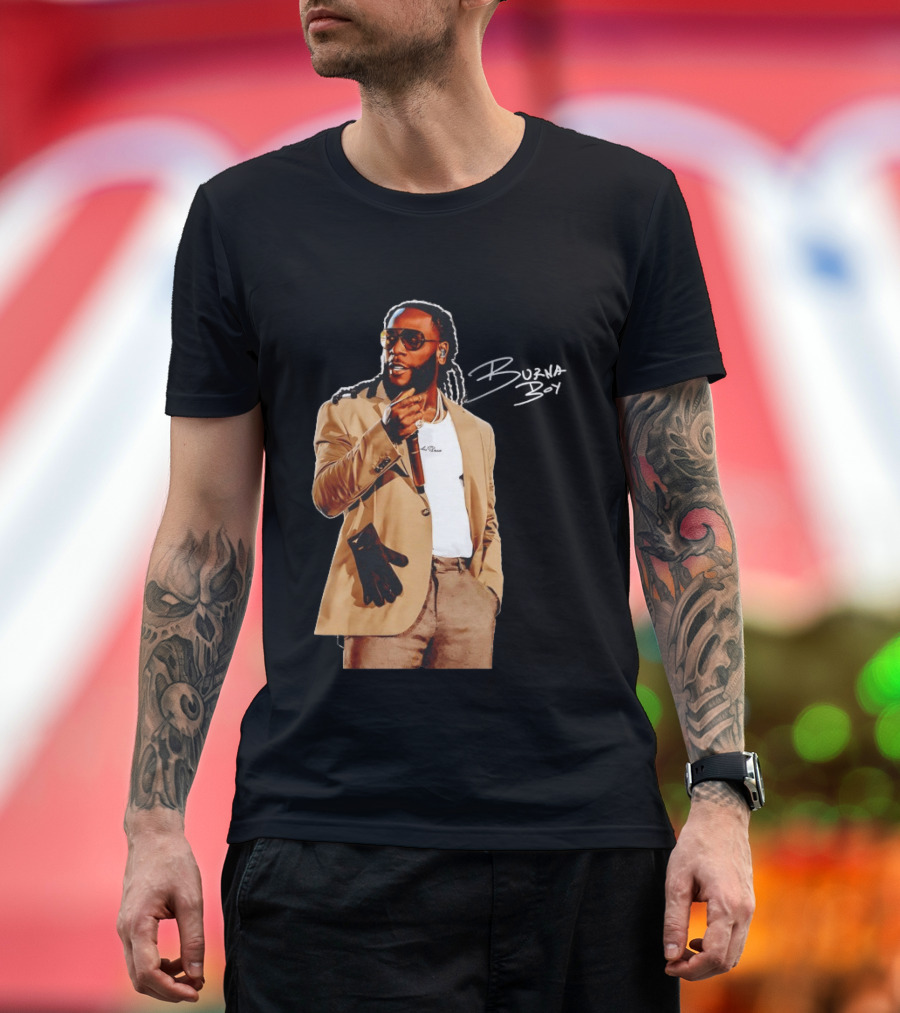 Burna Boy Rooted African Heritage Fashion T-Shirt