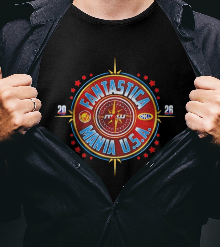 MLW Fantastica Mania USA 2026 Event Wrestling CMLL T-Shirt
