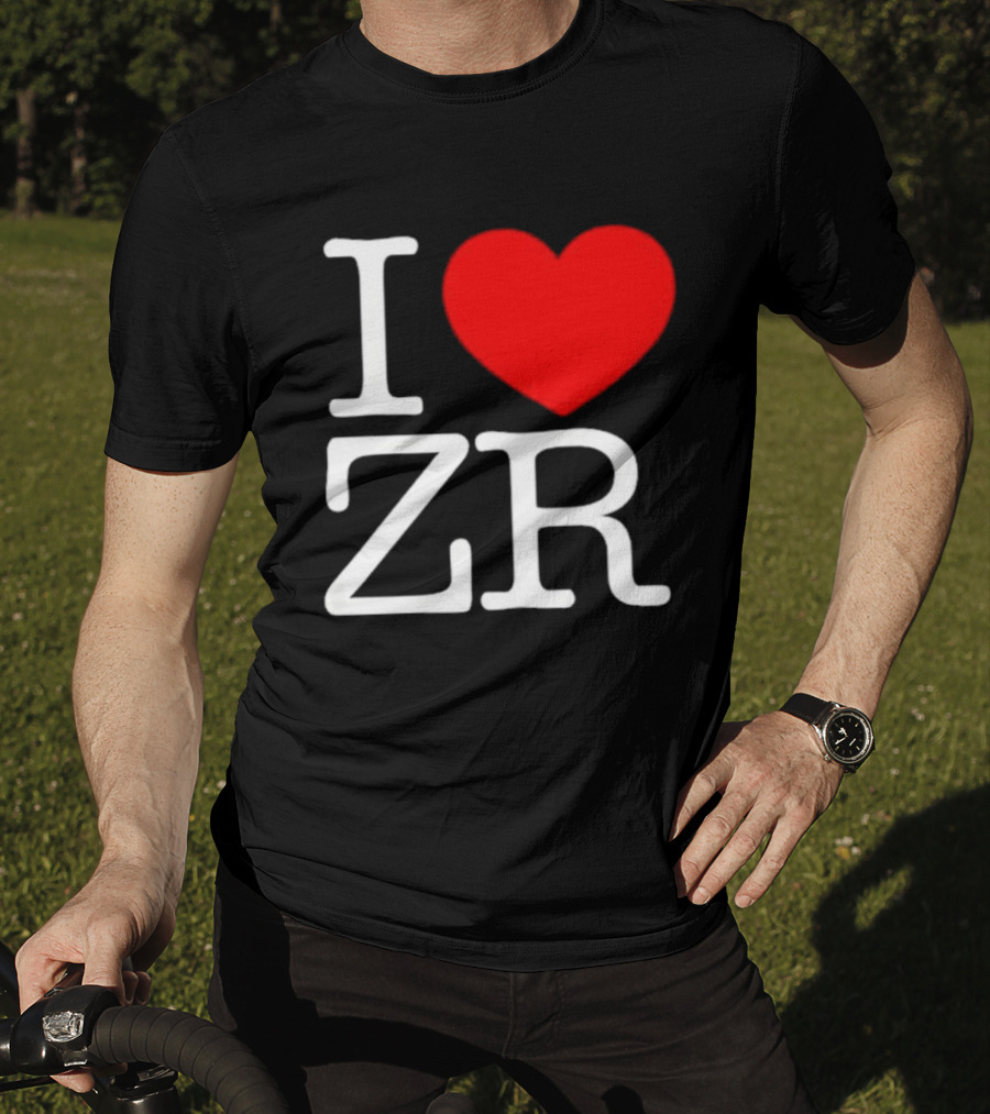 I Love ZR Red Heart T-Shirt
