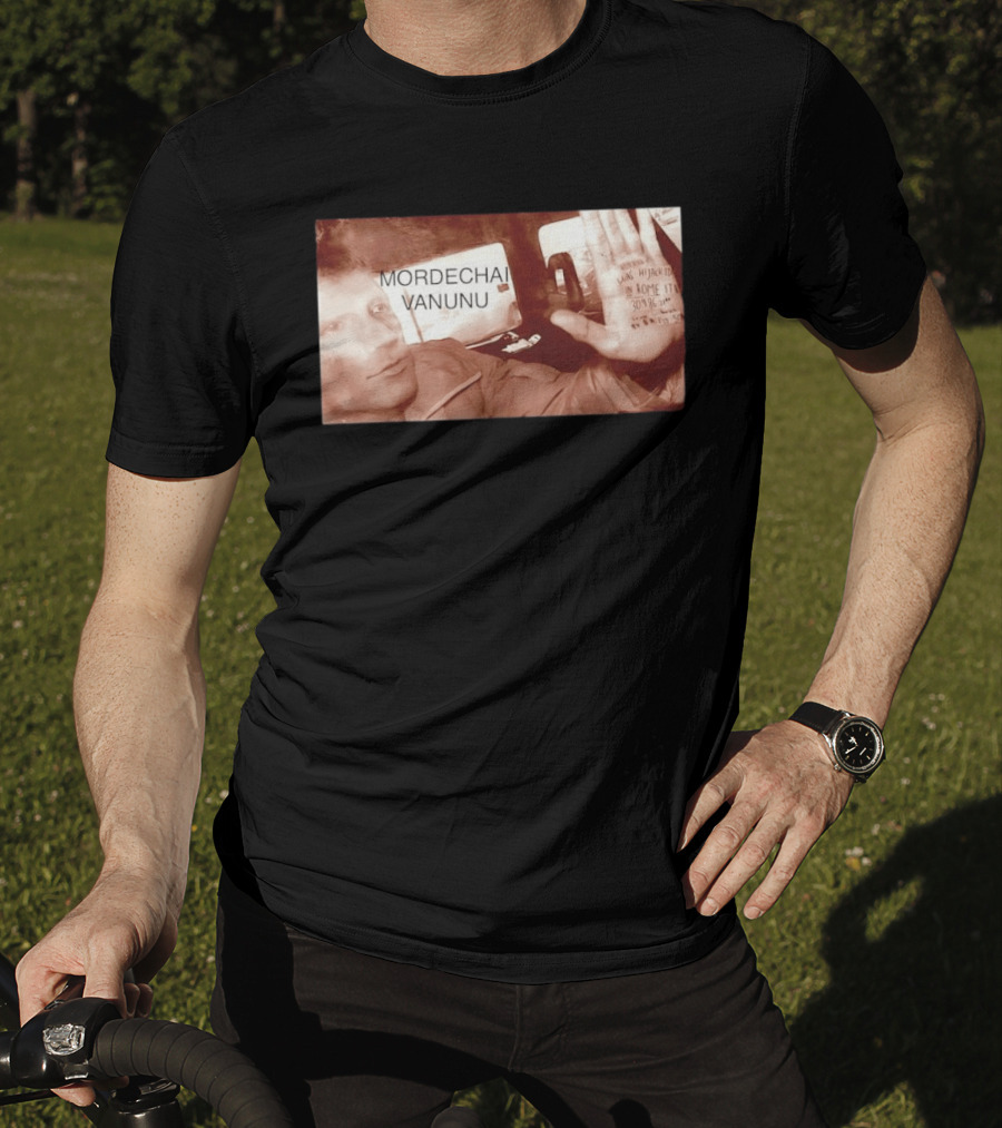 Mordechai Vanunu Kidnapped Rome 1986 Protest Message T-Shirt