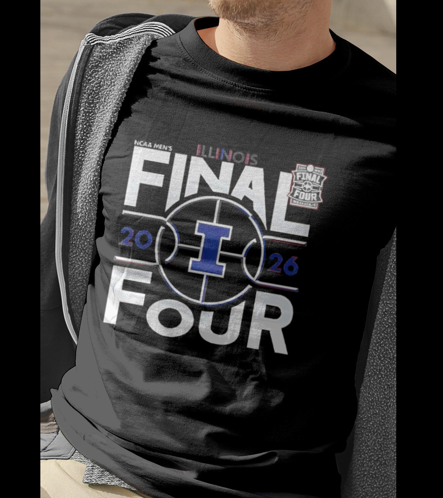 Illinois Illini 2026 Final Four March Madness Men's Basketball T-Shirt