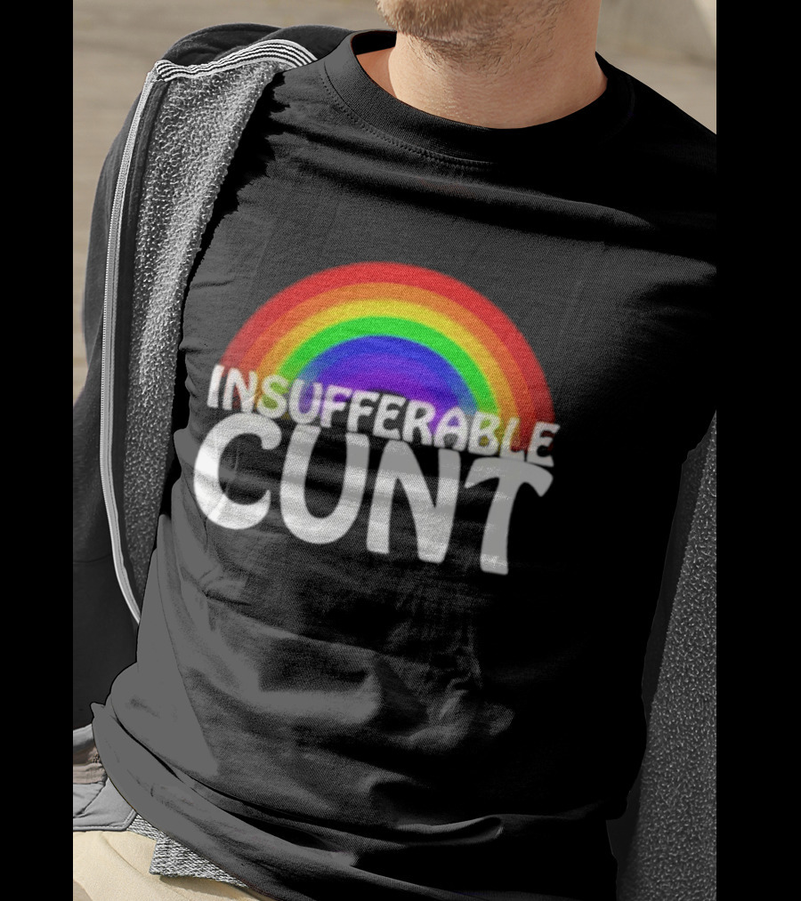 Rainbow Insufferable Cunt Colorful Pride T-Shirt