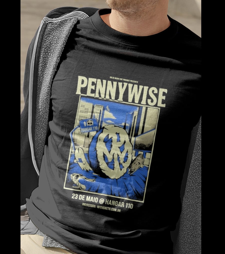Pennywise We Are One Tour Sao Paulo Brazil Hangar 110 May 23 2026 T-Shirt