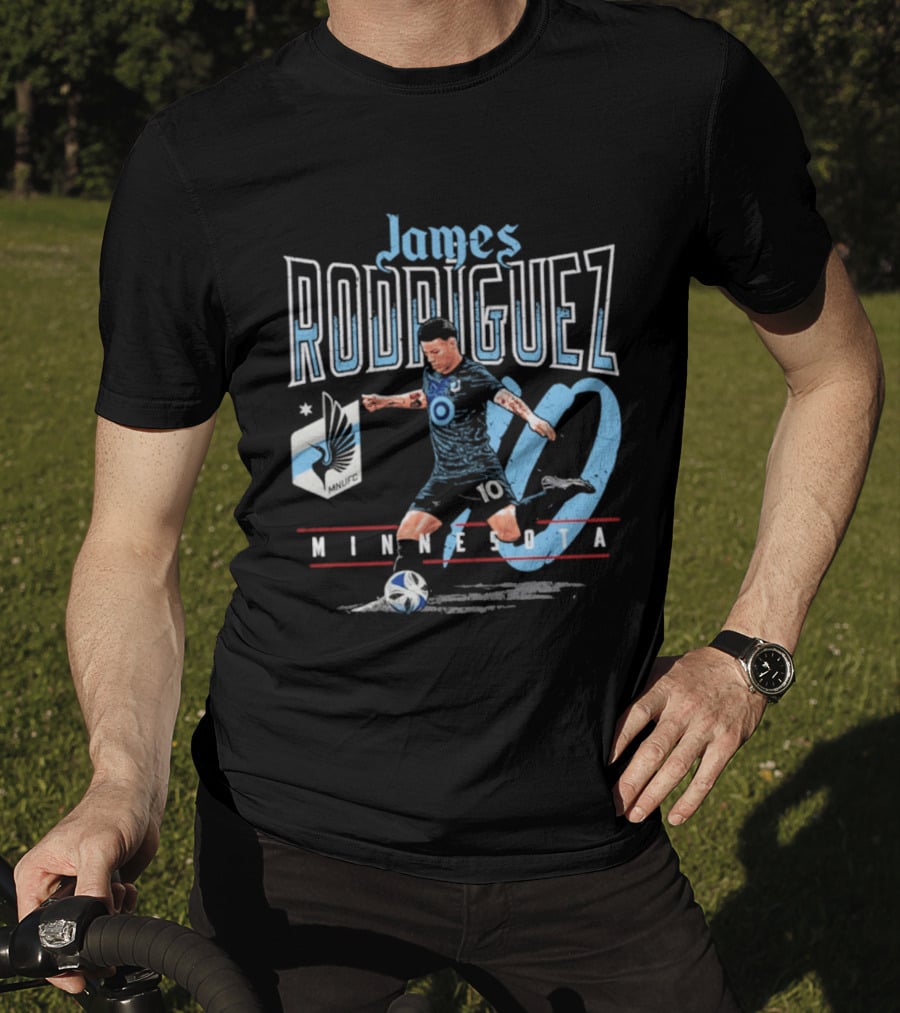 James Rodriguez Minnesota United 10 Soccer Star T-Shirt