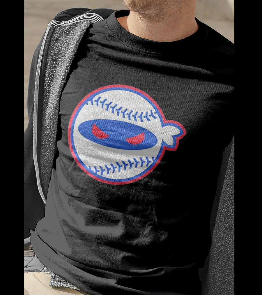 Pitching Ninja Baseball Eyes Atlanta T-Shirt