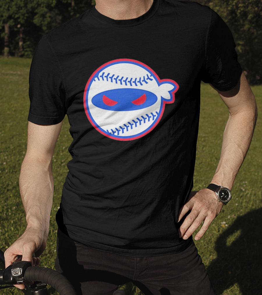 Pitching Ninja Baseball Eyes Atlanta T-Shirt
