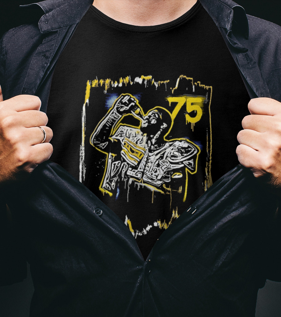 Pittsburgh Steelers Joe Greene 75 And A Smile T-Shirt