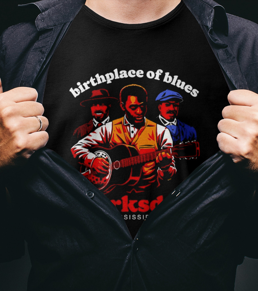 Birthplace Of Blues Clarksdale Mississippi T-Shirt