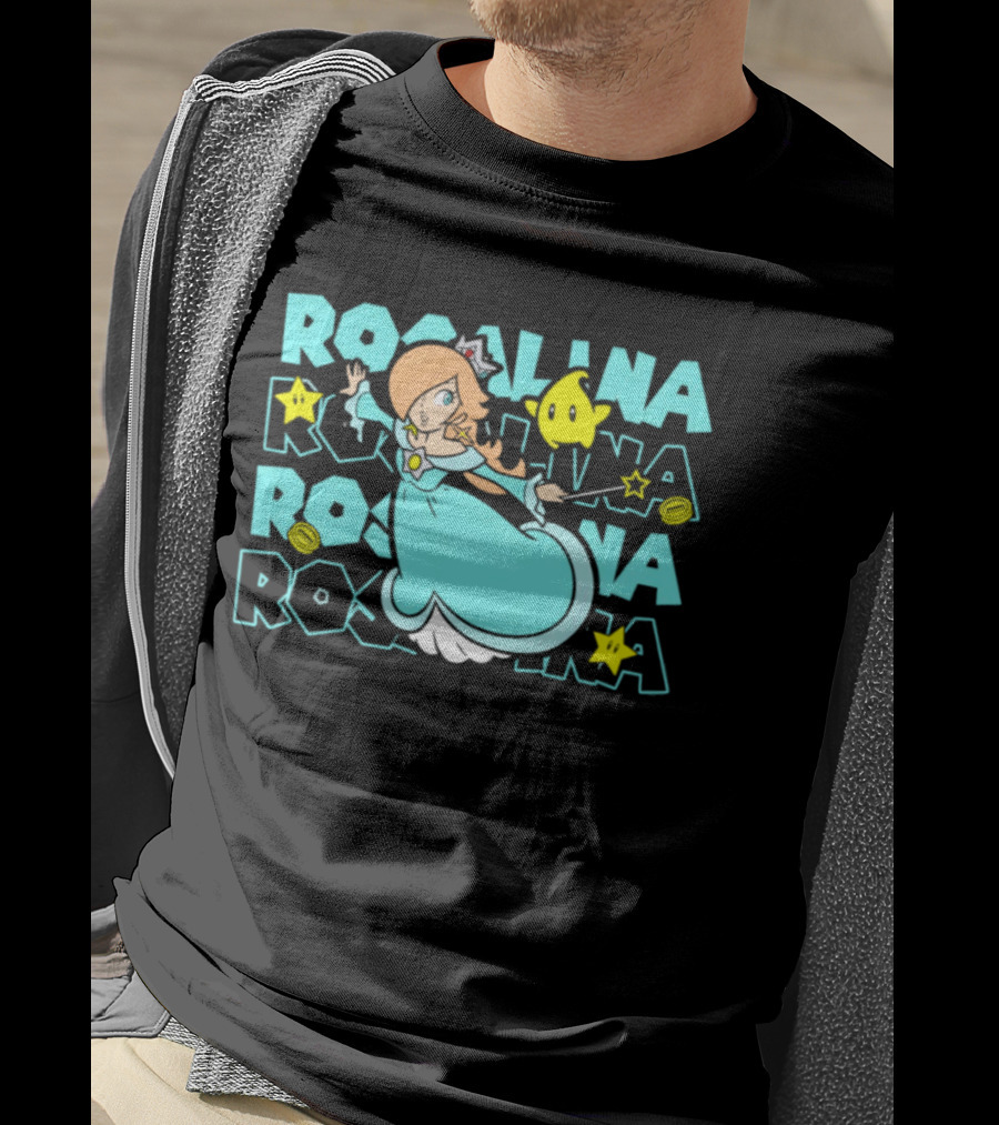 Super Mario Rosalina With Luma And Stars Est 1985 Disneyland T-Shirt