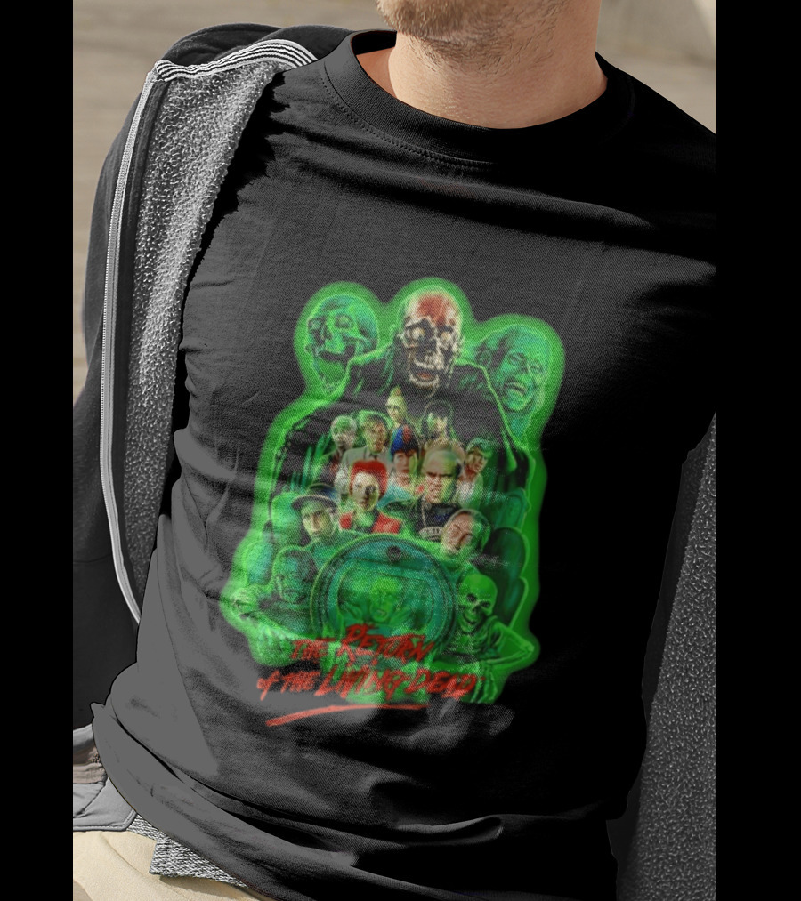 The Return Of The Living Dead 1985 Horror Zombie Movie Characters T-Shirt