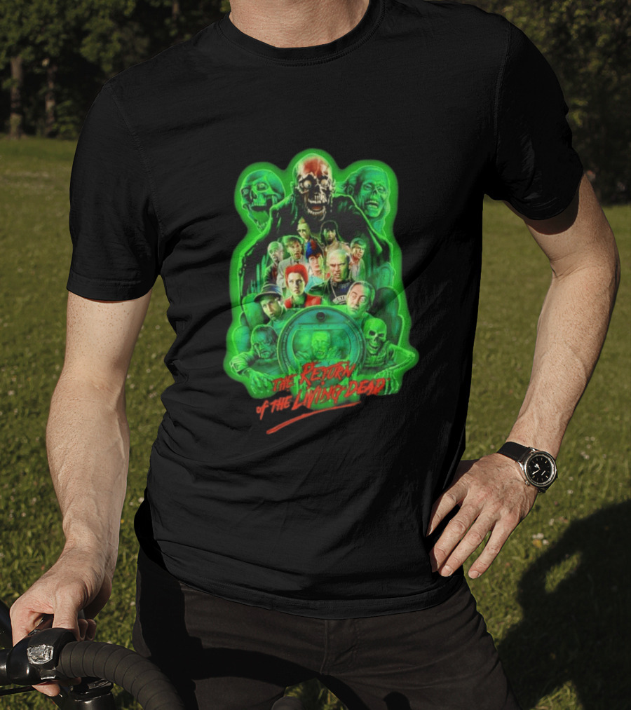 The Return Of The Living Dead 1985 Horror Zombie Movie Characters T-Shirt