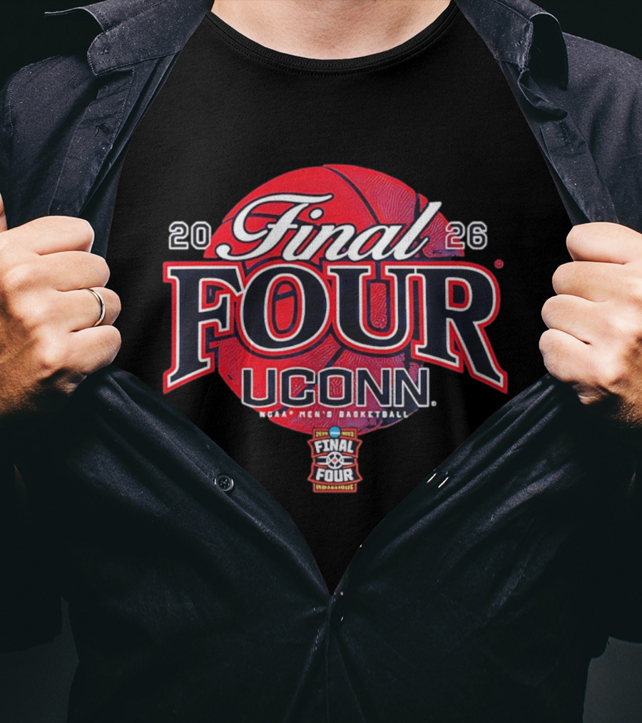 UConn Final Four 2026 NCAA Men's Basketball March Madness T-Shirt