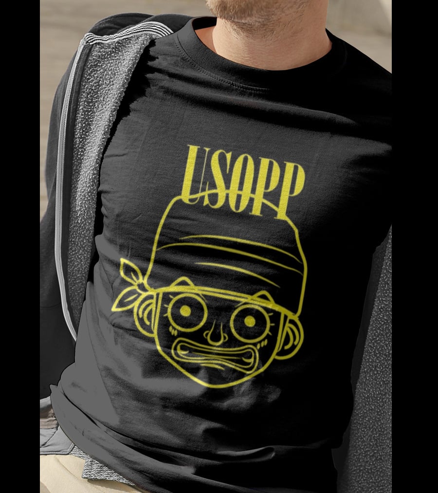 Ussop One Piece Straw Hat Crew Bandana Fan T-Shirt
