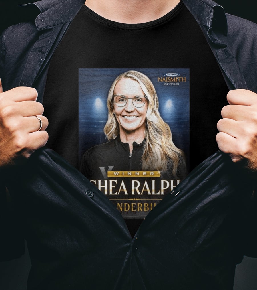 Vanderbilt Winner Shea Ralph Naismith Coach Of The Year T-Shirt