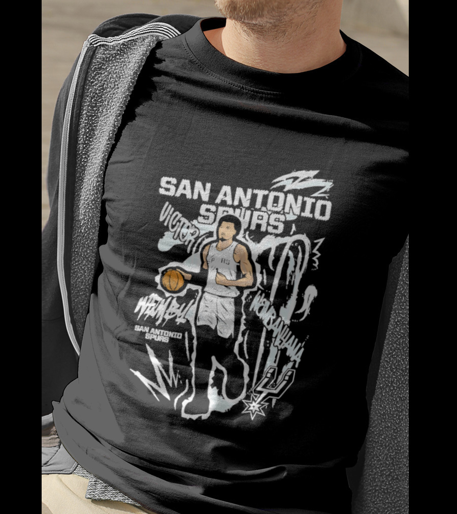 Victor Wembanyama San Antonio Spurs Basketball NBA Player 1 T-Shirt