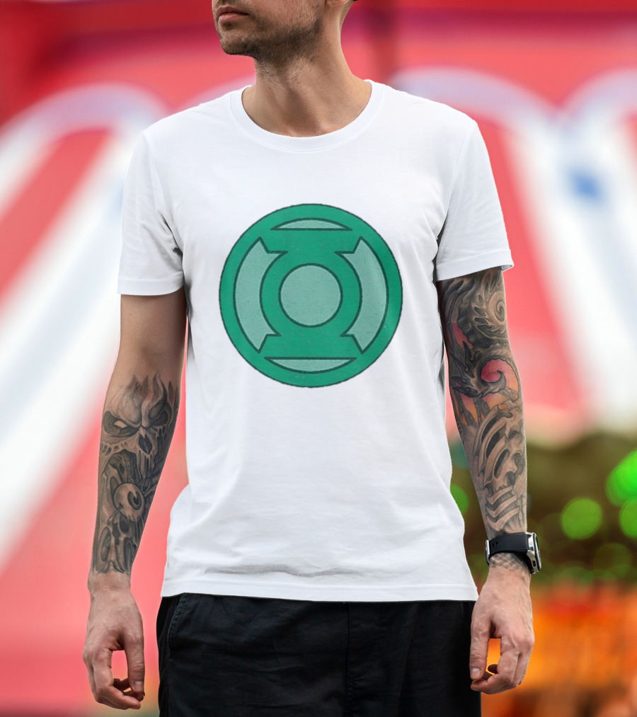 Green Lantern Corps Symbol Comics Hand Me Down T-Shirt