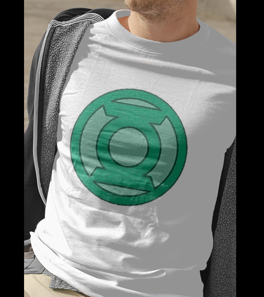 Green Lantern Corps Symbol Comics Hand Me Down T-Shirt
