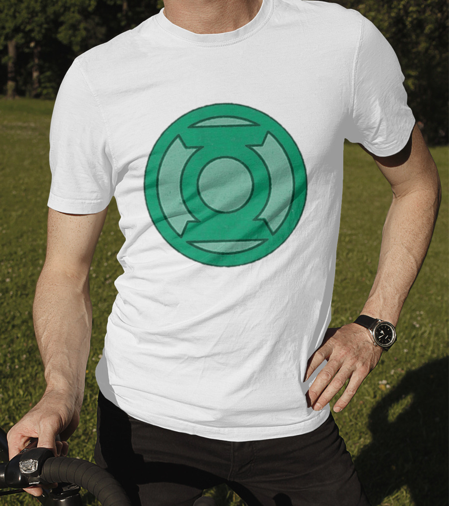 Green Lantern Corps Symbol Comics Hand Me Down T-Shirt