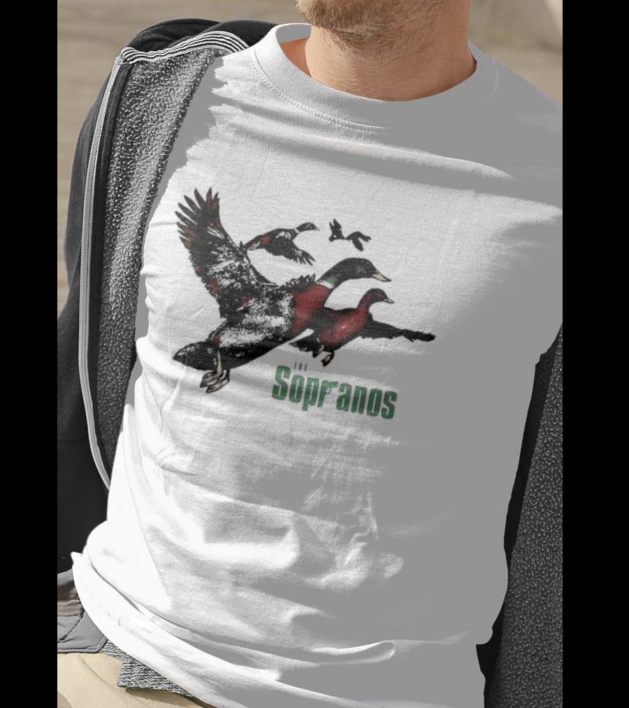 Sopranos Ducks Dr Melfi Depression Mallard Classic TV Series Reference T-Shirt