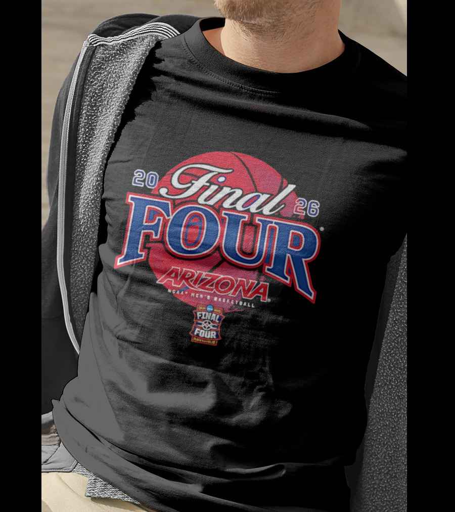 Arizona Wildcats NCAA Final Four 2026 Basketball Tournament T-Shirt