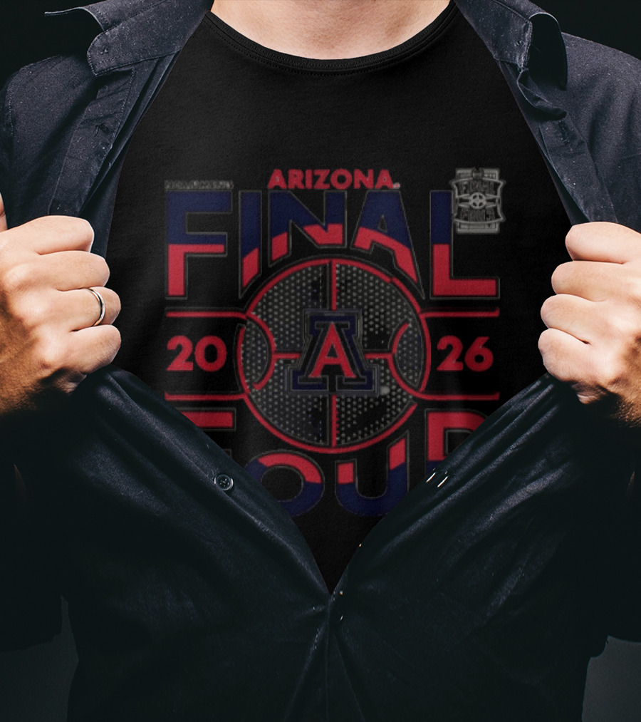 Arizona Wildcats Final Four 2026 NCAA Basketball Indianapolis T-Shirt
